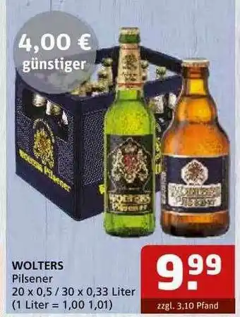 Getränke Quelle Wolters Pilsener Angebot