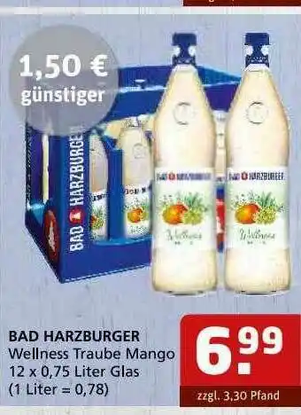 Getränke Quelle Bad Harzburger Wellness Traube Mango Angebot