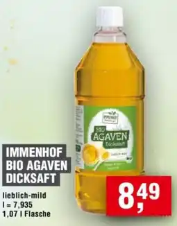 Handelshof Immenhof bio agaven dicksaft Angebot