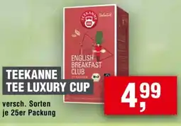 Handelshof Teekanne tee luxury cup Angebot