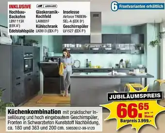 SB Lagerkauf Küchenkombination Angebot