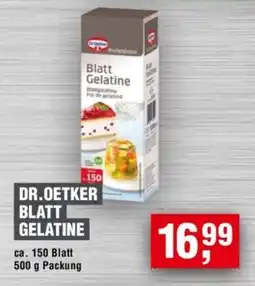 Handelshof Dr.oetker blatt gelatine Angebot