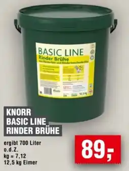 Handelshof Knorr basic line rinder brühe Angebot