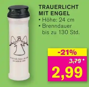 KODi TRAUERLICHT MIT ENGEL Angebot