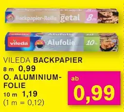 KODi VILEDA BACKPAPIER O. ALUMINIUMFOLIE Angebot