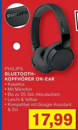 KODi PHILIPS BLUETOOTH- KOPFHÖRER ON-EAR Angebot