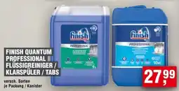 Handelshof Finish quantum professional flüssigreiniger / klarspüler/tabs Angebot