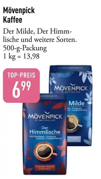 Galeria Markthalle Mövenpick Kaffee Angebot