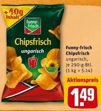 REWE City Funny Frisch Chipsfrisch 290g Btl Angebot