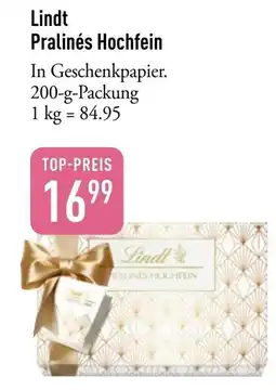 Galeria Markthalle Lindt Pralinés Hochfein Angebot