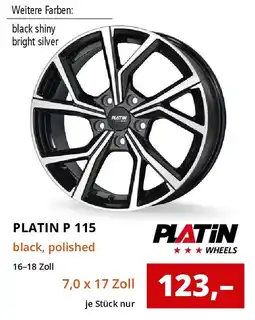 Reifen1+ PLATIN P 115 black, polished Angebot