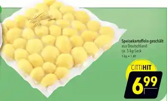 CITTI Markt Speisekartoffeln geschält Angebot