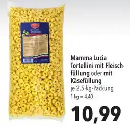 CITTI Markt Mamma Lucia Tortellini mit Fleisch- füllung oder mit Käsefüllung Angebot