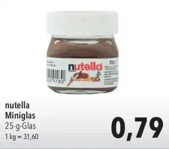 CITTI Markt nutella Miniglas Angebot