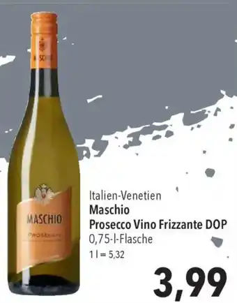 CITTI Markt Maschio Prosecco Vino Frizzante DOP Angebot