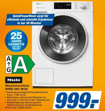 Expert Miele Waschmaschine WWD 380 WCS Angebot