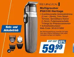 Expert REMINGTON Multigroomer PG9100 Heritage Angebot