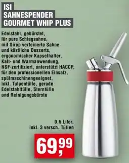 Handelshof ISI sahnespender gourmet whip plus Angebot