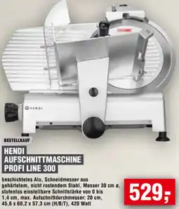 Handelshof Hendi aufschnittmaschine profi line 300 Angebot