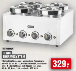 Handelshof Hendi thermosystem Angebot