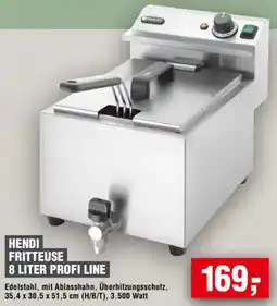 Handelshof Hendi fritteuse 8 liter profi line Angebot