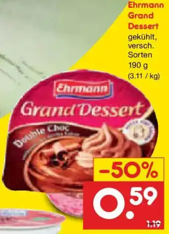 Netto Marken-Discount Ehrmann Grand Dessert Angebot