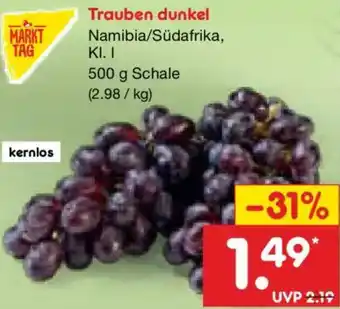 Netto Marken-Discount Trauben dunkel Angebot