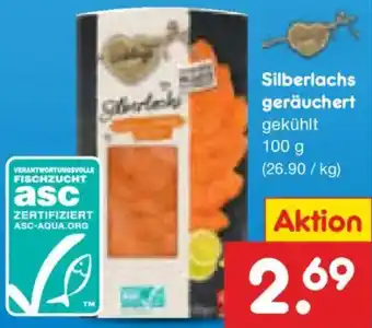 Netto Marken-Discount Silberlachs geräuchert Angebot