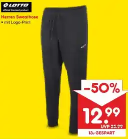 Netto Marken-Discount LOTTO Herren Sweathose Angebot