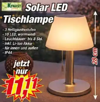 Posten Börse KYNAST Solar LED Tischlampe Angebot