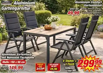 Posten Börse KYNAST Aluminium Gartengarnitur Angebot