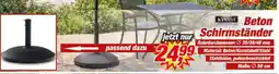 Posten Börse KYNAST Beton Schirmständer Angebot
