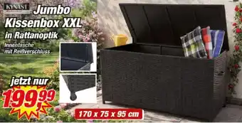 Posten Börse KYNAST Jumbo Kissenbox XXL in Rattanoptik Angebot