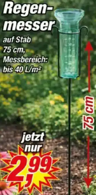 Posten Börse Regenmesser Angebot
