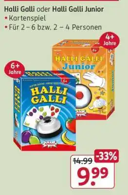 Rossmann Halli Galli oder Halli Galli Junior Angebot