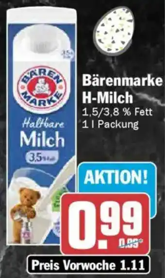 AEZ Bärenmarke H-Milch Angebot