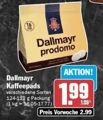 AEZ Dallmayr Kaffeepads Angebot