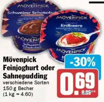 AEZ Mövenpick Feinjoghurt oder Sahnepudding Angebot