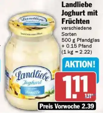 AEZ Landliebe Joghurt mit Früchten Angebot