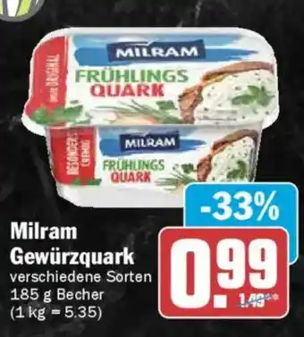 AEZ Milram Gewürzquark Angebot
