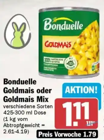 AEZ Bonduelle Goldmais oder Goldmais Mix Angebot