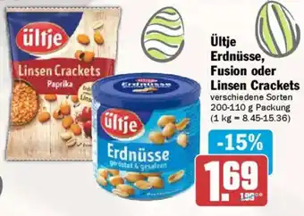 AEZ Ültje Erdnüsse, Fusion oder Linsen Crackets Angebot