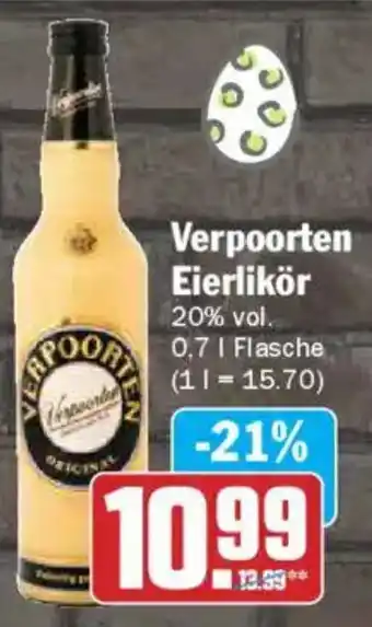 AEZ Verpoorten Eierlikör Angebot