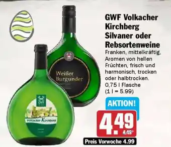 AEZ GWF Volkacher Kirchberg Silvaner oder Rebsortenweine Angebot