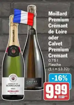 AEZ Moillard Premium Crémant de Loire oder Calvet Premium Cremant Angebot