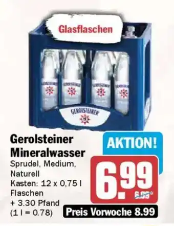AEZ Gerolsteiner Mineralwasser Angebot