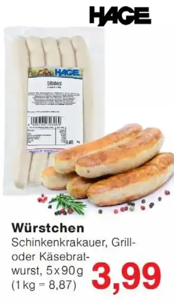 Wiglo Wunderland HAGE Würstchen Angebot
