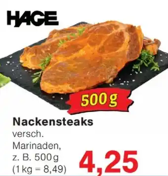 Wiglo Wunderland HAGE Nackensteaks Angebot