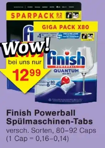 Wiglo Wunderland Finish Powerball Spülmaschinen-Tabs Angebot
