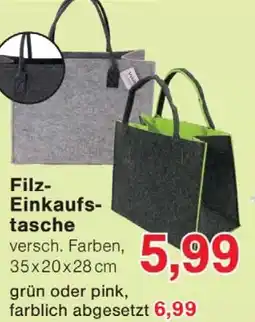 Wiglo Wunderland Filz- Einkaufs tasche Angebot